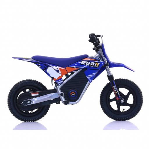 Minimoto electrica 250W Roan Warrior MX-E250 12/12" Azul [2]