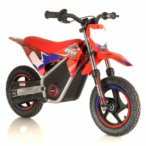 Minimoto electrica 250W Roan Warrior MX-E250 12/12" Roja [1]