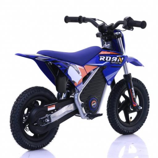 Minimoto electrica 250W Roan Warrior MX-E250 12/12" Azul [1]