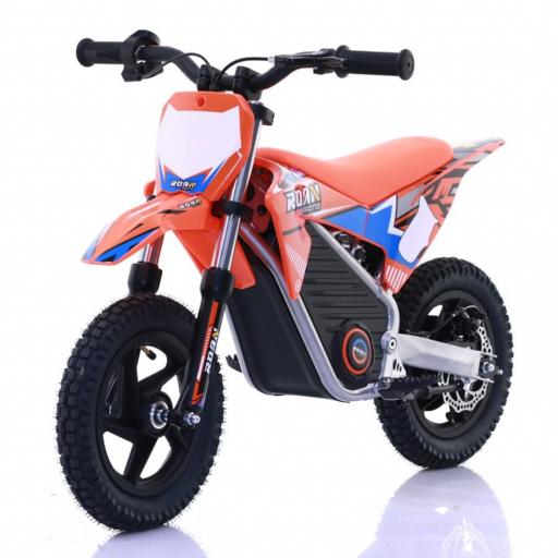 Minimoto electrica 250W Roan Warrior MX-E250 12/12" Naranja [0]