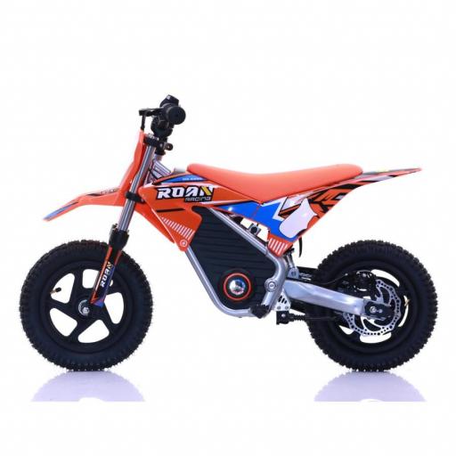 Minimoto electrica 250W Roan Warrior MX-E250 12/12" Naranja [5]