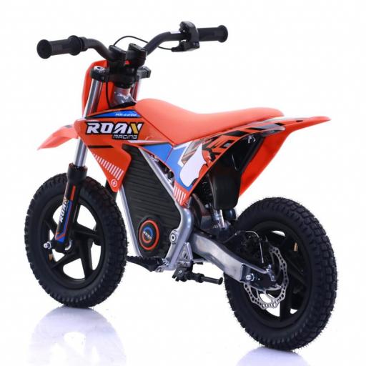 Minimoto electrica 250W Roan Warrior MX-E250 12/12" Naranja [4]