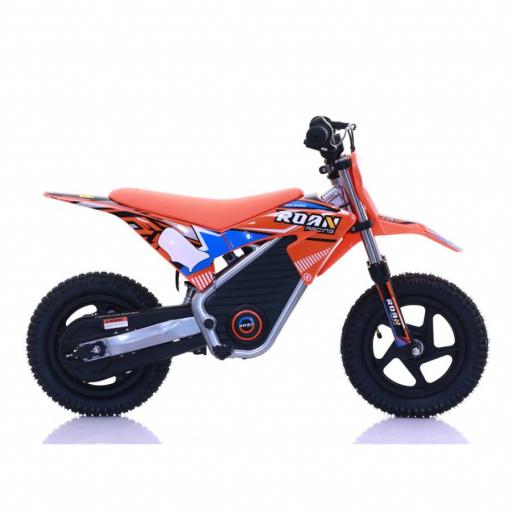 Minimoto electrica 250W Roan Warrior MX-E250 12/12" Naranja [2]