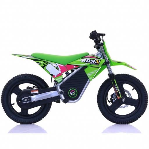 Minimoto electrica 350W Roan Warrior MX-E350 14/14" Verde [5]