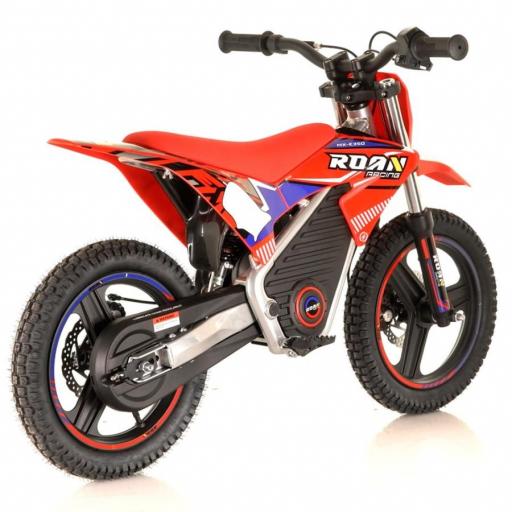 Minimoto electrica 350W Roan Warrior MX-E350 14/14" roja [3]