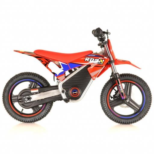 Minimoto electrica 350W Roan Warrior MX-E350 14/14" roja [2]