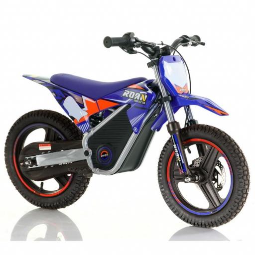 Minimoto electrica 350W Roan Warrior MX-E350 14/14" azul [3]