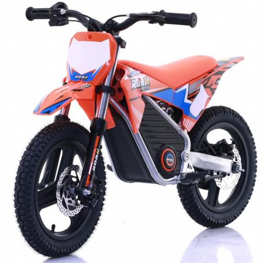 Minimoto electrica 350W Roan Warrior MX-E350 14/14" Naranja [0]