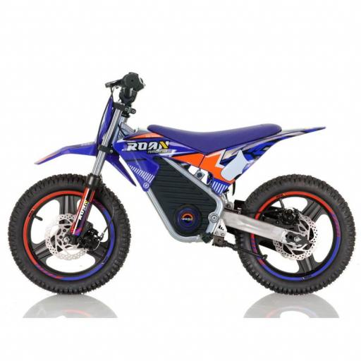 Minimoto electrica 350W Roan Warrior MX-E350 14/14" azul [1]
