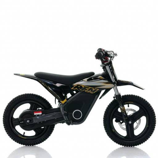 Minimoto electrica 500W Roan Warrior SX-E500 14/14" negra y dorada [2]