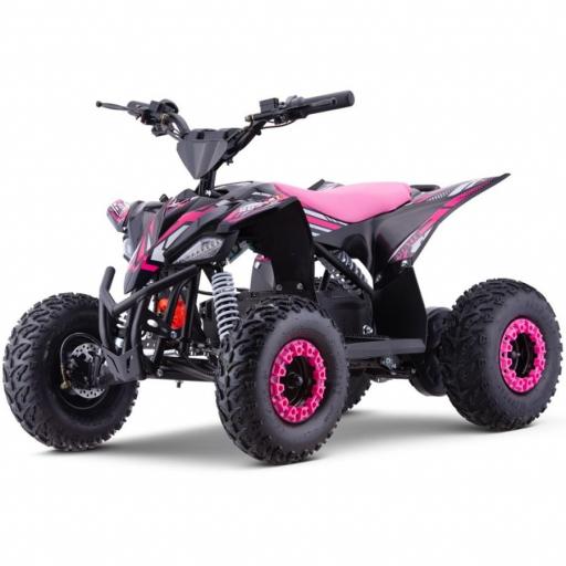 Miniquad eléctrico 1300W Roan Ratte motor brushless color Rosa [1]