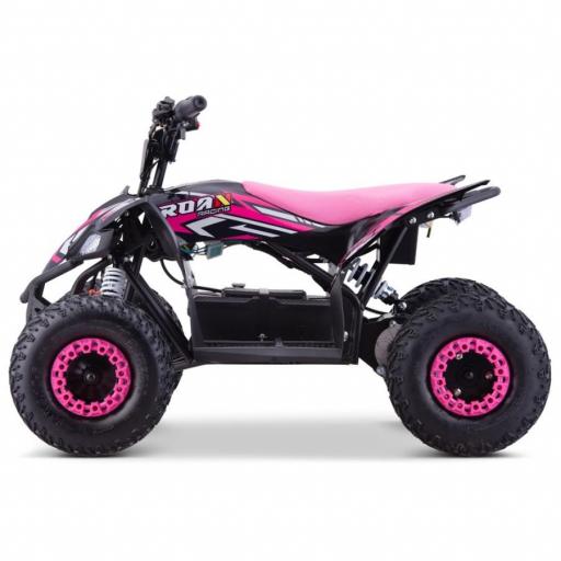 Miniquad eléctrico 1300W Roan Ratte motor brushless color Rosa [3]