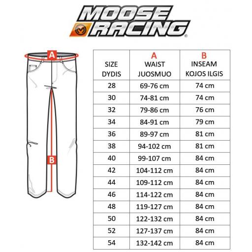 Pantalones Qualifier Moose Racing Naranja [1]