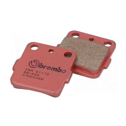 Pastillas traseras de freno sintetizadas Brembo 07HO32SD 