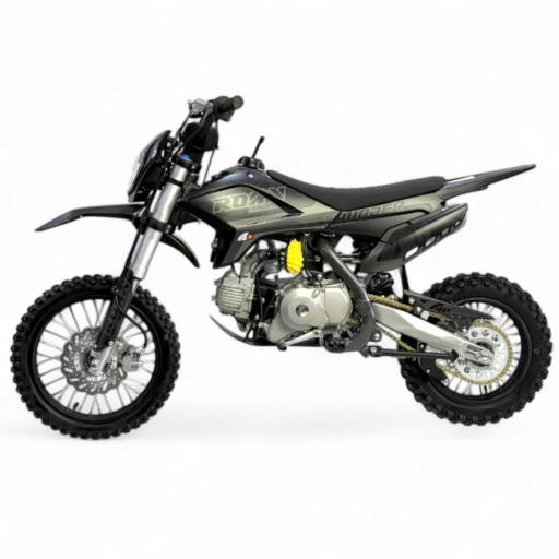 Pit bike 110cc semi-automático Apollo Thunder 14/12" negra [2]
