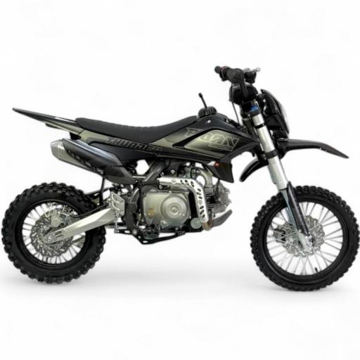 Pit bike 110cc semi-automático Apollo Thunder 14/12" negra [1]