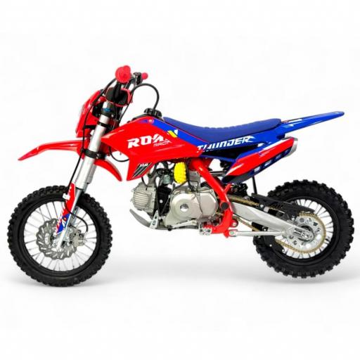 Pit bike 110cc semi-automático Apollo Thunder 14/12" roja [3]