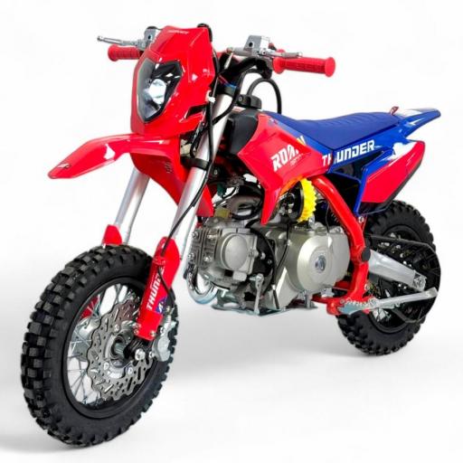 Pit bike Apollo Thunder 70cc 10/10" automático roja [0]