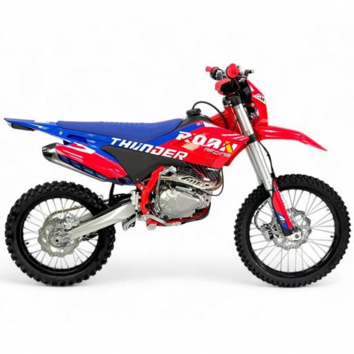 Pit bike 110cc semi-automático Apollo Thunder 21/18" roja [3]