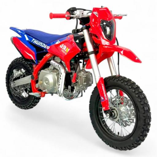 Pit bike Apollo Thunder 90cc 12/10" automático roja [1]