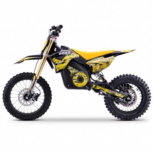Moto de cross infantil RFN 1800W Roan 903 14"/120" color amarillo [2]