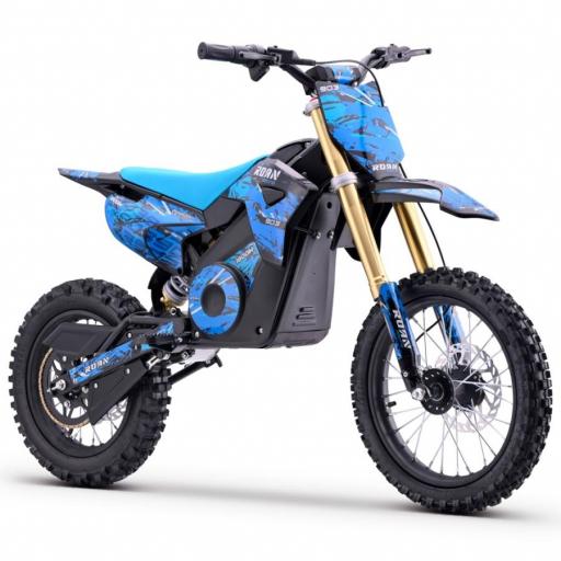 Moto de cross infantil RFN 1800W Roan 903 14"/120" color azul [1]