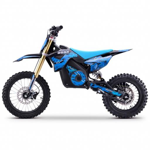 Moto de cross infantil RFN 1800W Roan 903 14"/120" color azul [2]