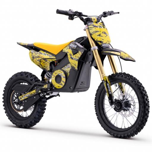 Moto de cross infantil RFN 1800W Roan 903 14"/120" color amarillo [1]