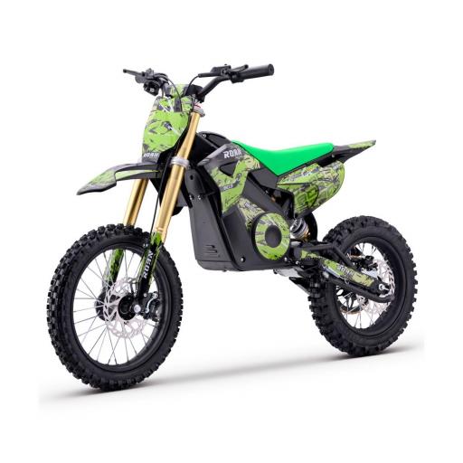 Moto de cross infantil RFN 1800W Roan 903 14"/120" color verde