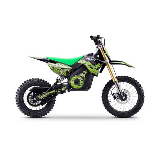 Moto de cross infantil RFN 1800W Roan 903 14"/120" color verde [5]