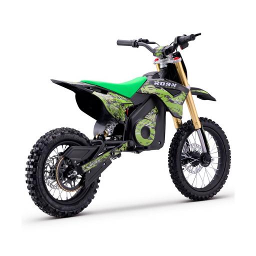 Moto de cross infantil RFN 1800W Roan 903 14"/120" color verde [4]