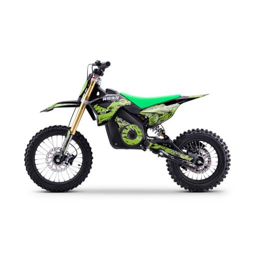 Moto de cross infantil RFN 1800W Roan 903 14"/120" color verde [3]