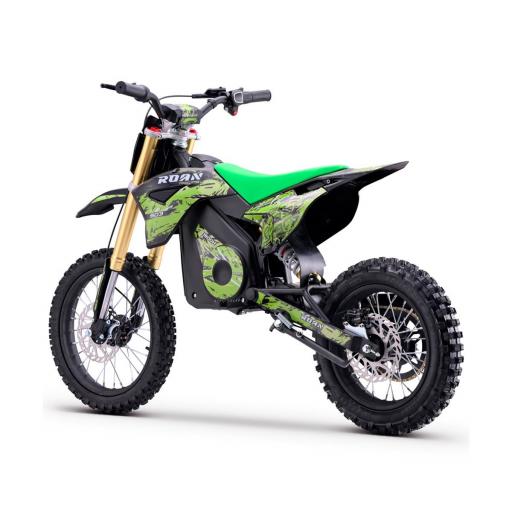 Moto de cross infantil RFN 1800W Roan 903 14"/120" color verde [1]