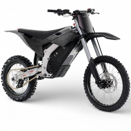 Pit bike eléctrica RFN WARRIOR SX-E15 8000W 74V 40AH 19/16" negra [1]