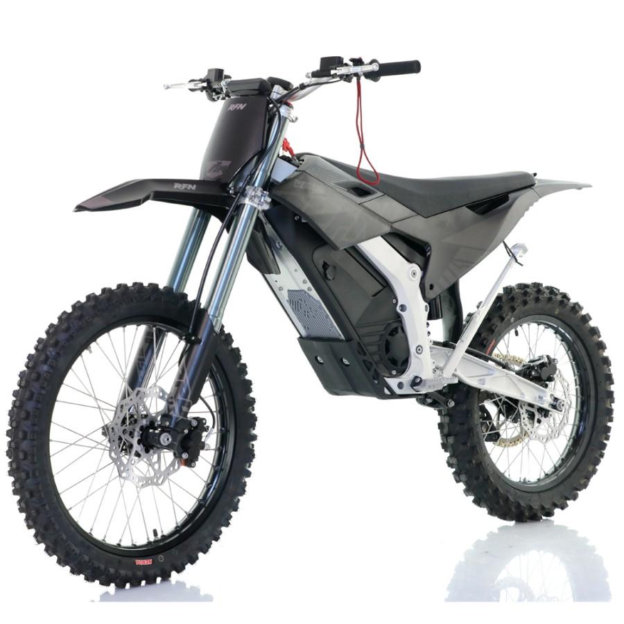 Pit bike eléctrica RFN WARRIOR SX-E15 8000W 74V 40AH 21/18" negra