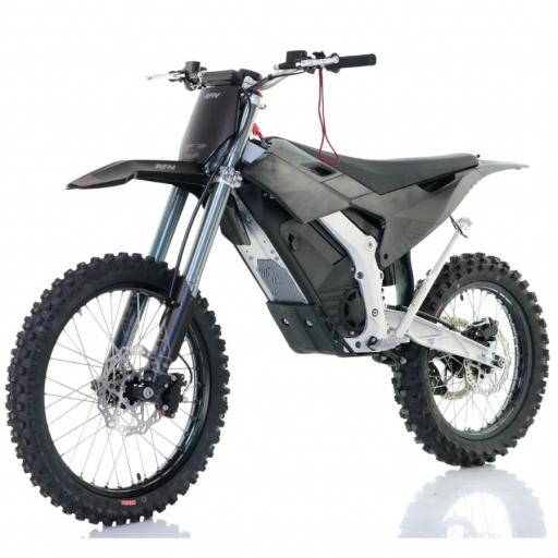 Pit bike eléctrica RFN WARRIOR SX-E15 8000W 74V 40AH 21/18" negra