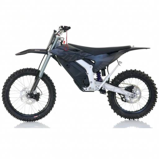 Pit bike eléctrica RFN WARRIOR SX-E15 8000W 74V 40AH 21/18" negra [3]