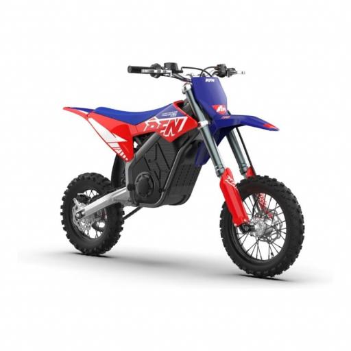 Pit Bike eléctrica RFN Warrior SX-E5 2000W 12/10" azul y roja [1]