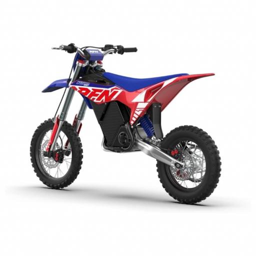 Pit Bike eléctrica RFN Warrior SX-E8 6000W 60V 14/12" azul y roja [3]