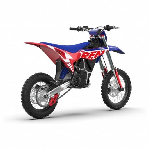 Pit Bike eléctrica RFN Warrior SX-E8 6000W 60V 14/12" azul y roja [2]