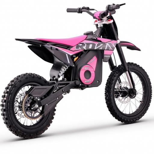 Pit bike eléctrica Roan 907 2000W 48V 13Ah Litio Brushless rosa [2]
