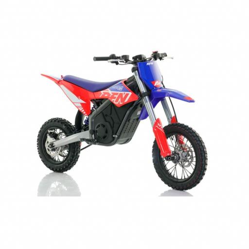 Pit Bike eléctrica RFN Warrior SX-E2 1000W 12/10" azul y roja [2]