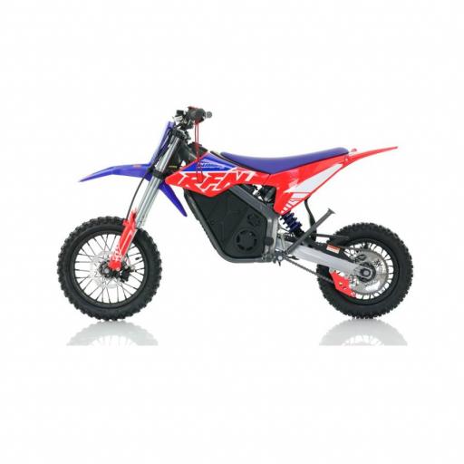 Pit Bike eléctrica RFN Warrior SX-E2 1000W 12/10" azul y roja [1]