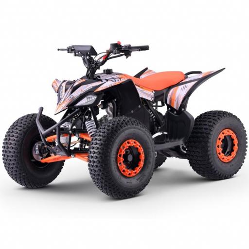 quad automático de 125CC ROAN Ratte R-N1 Naranja con marcha atrás