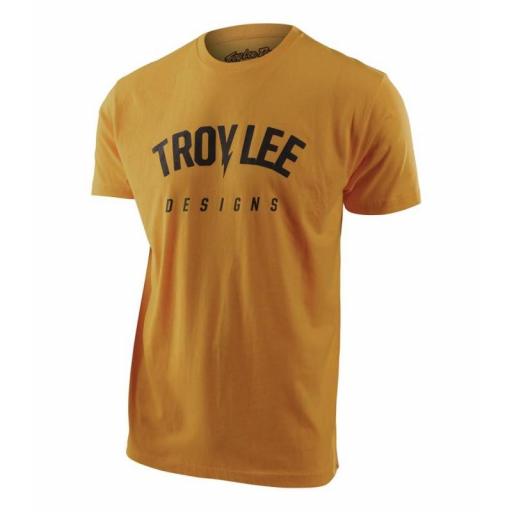Camiseta Troy lee Slleve bolt en color mostaza 2024