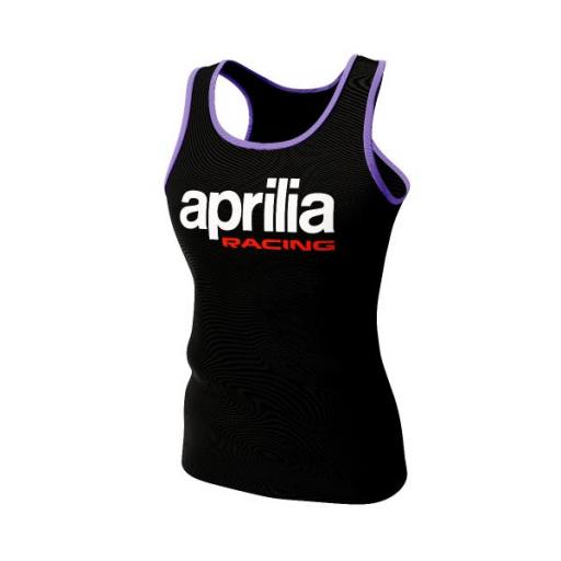 Camiseta oficial Aprilia racing 2024 Mujer tirantes [0]