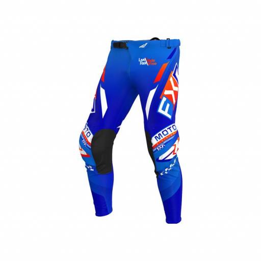 Pantalón FXR PODIUM GLADIATOR MX PANT 25 azul