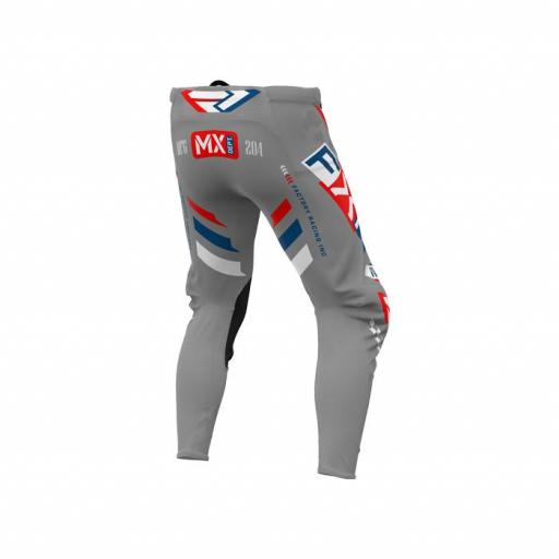Pantalón FXR PODIUM GLADIATOR MX PANT 25 Gris / blanco /  rojo [1]