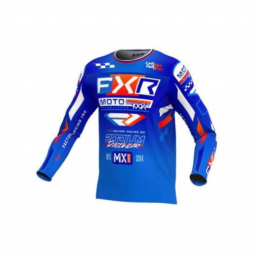Camiseta FXR PODIUM GLADIATOR MX JERSEY 25 Azul
