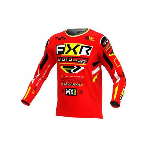 Camiseta FXR PODIUM GLADIATOR MX JERSEY 25 Rojo